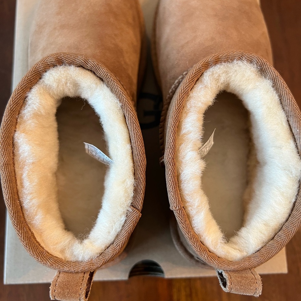 Ugg Ultra Mini Boot Size 7 Chestnut - Picture 7 of 9